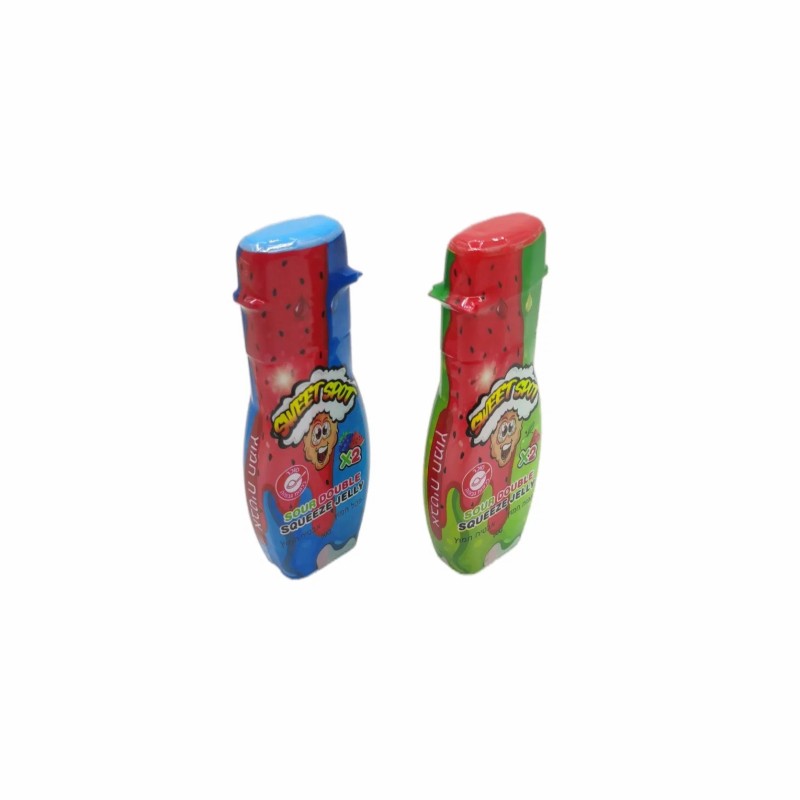 Popular Delicious Double Sour Squeeze Jam Candy Toy for Kids