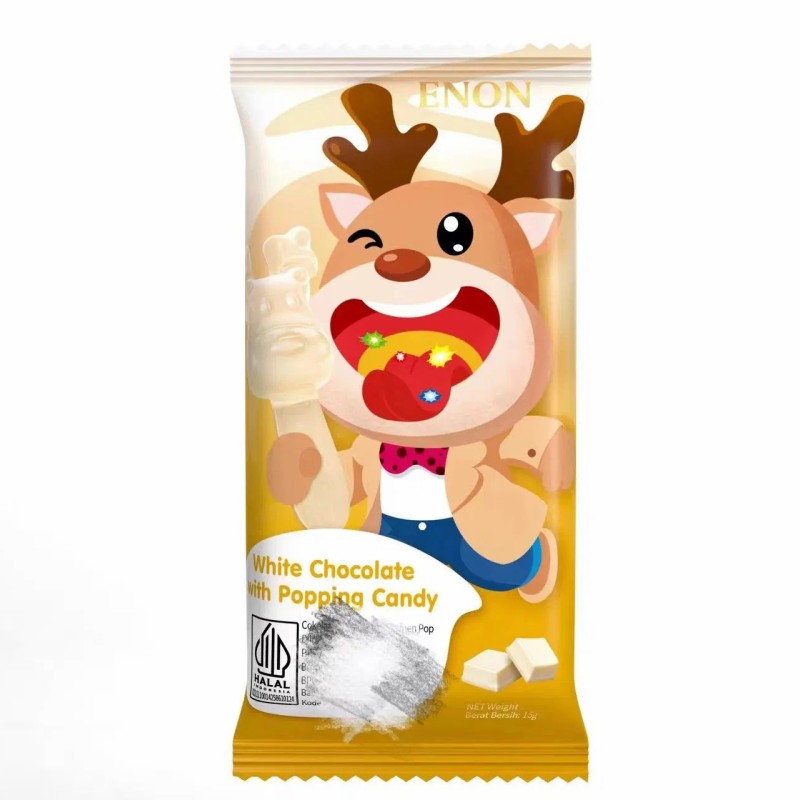 Factory Directly Wholesale Christmas/Halloween Lollipop Children Chocolate with Popping Candy