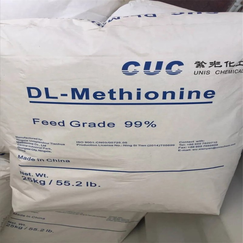 China Factory Dl-Methionine 99% Feed Grade for Feed Additives