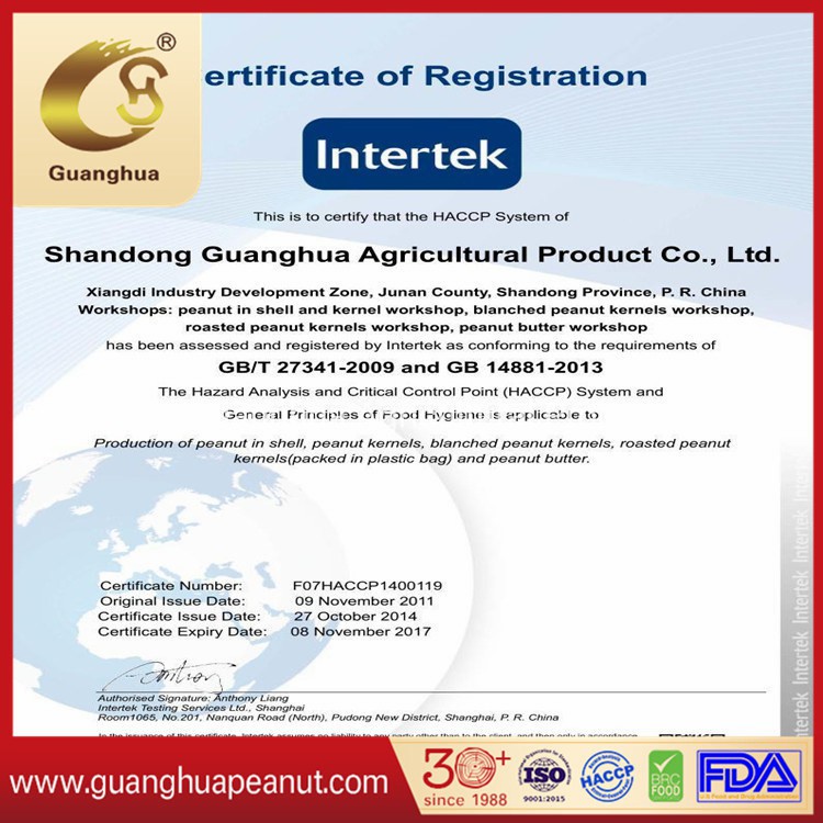 Hot Sale Roasted Peanut Kernel New Crop Origin: China