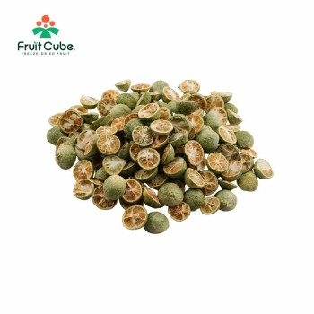 High Quality Fd Green Kumquat, 100% Natural Freeze Dried Fruit, Factory Direct Wholesale for Food Manufacturing