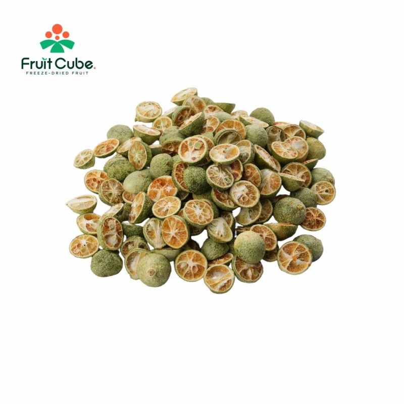 High Quality Fd Green Kumquat, 100% Natural Freeze Dried Fruit, Factory Direct Wholesale for Food Manufacturing