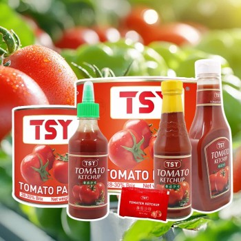 Factory OEM ODM Chinese Halal Organic Bouteille Sachet Bottle Concentrated Drum Cooking Canned Paste Jam Ketchup Tomato Sauce