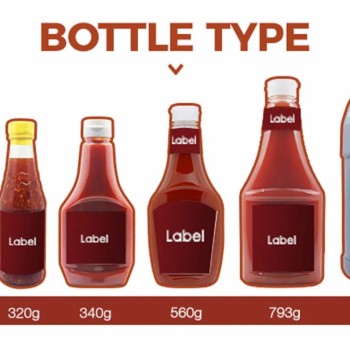 Factory OEM ODM Chinese Halal Organic Bouteille Sachet Bottle Concentrated Drum Cooking Canned Paste Jam Ketchup Tomato Sauce