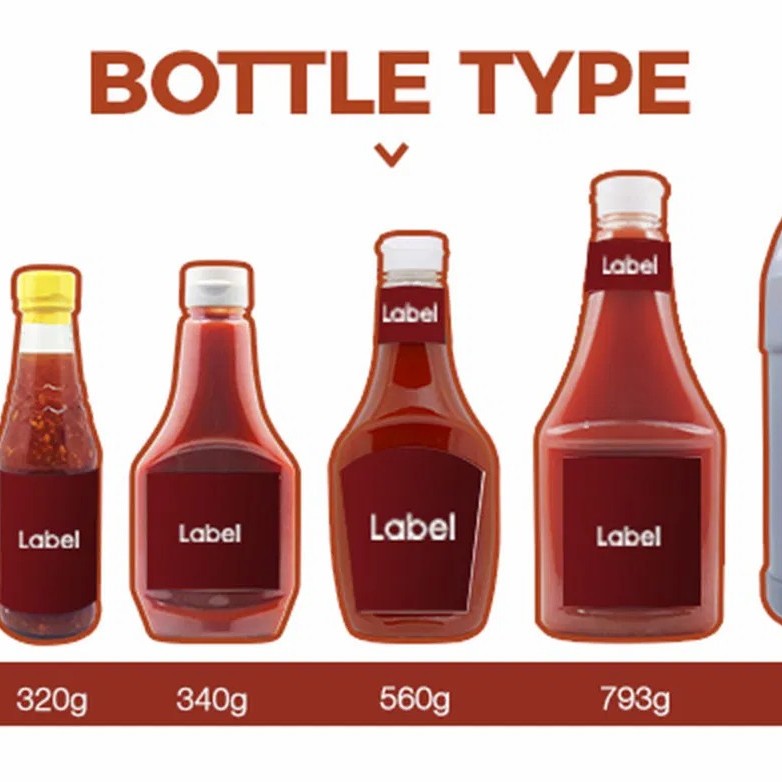 Factory OEM ODM Chinese Halal Organic Bouteille Sachet Bottle Concentrated Drum Cooking Canned Paste Jam Ketchup Tomato Sauce
