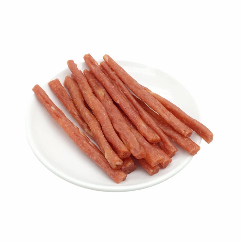 Organic Chicken Breast Jerky Strips Bully Stick Natural Pet Feed Treats