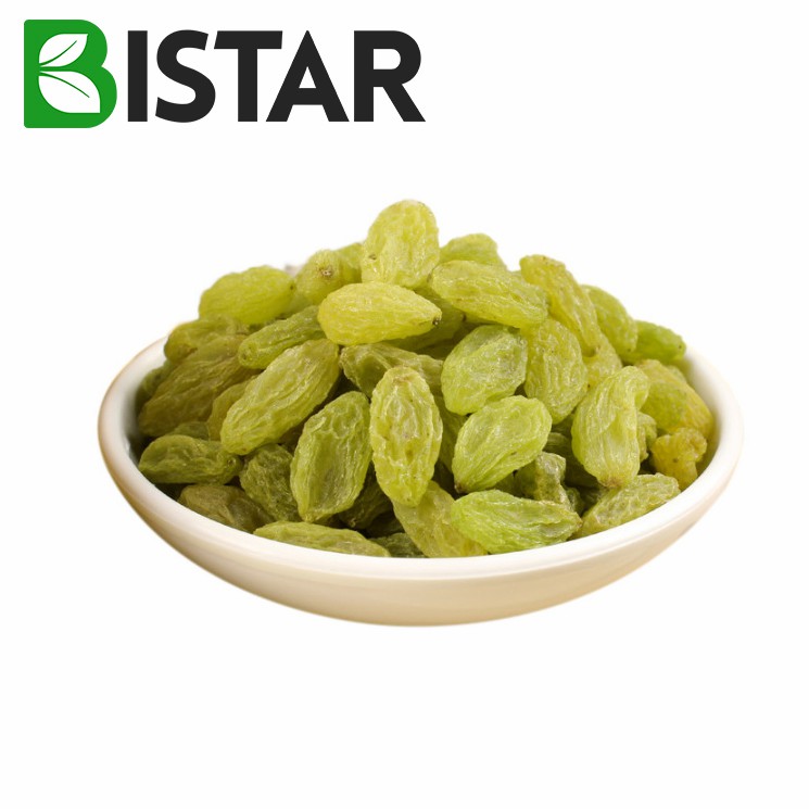 Healthy Dried Fruits Chinese Dried Grapes 90% Green Raisin