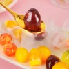 Wholesale Halal Sweet Fruit Flavor Mango/Peach/Lychee/Strawberry/Grapes/Banana Peeling Gummy Candy