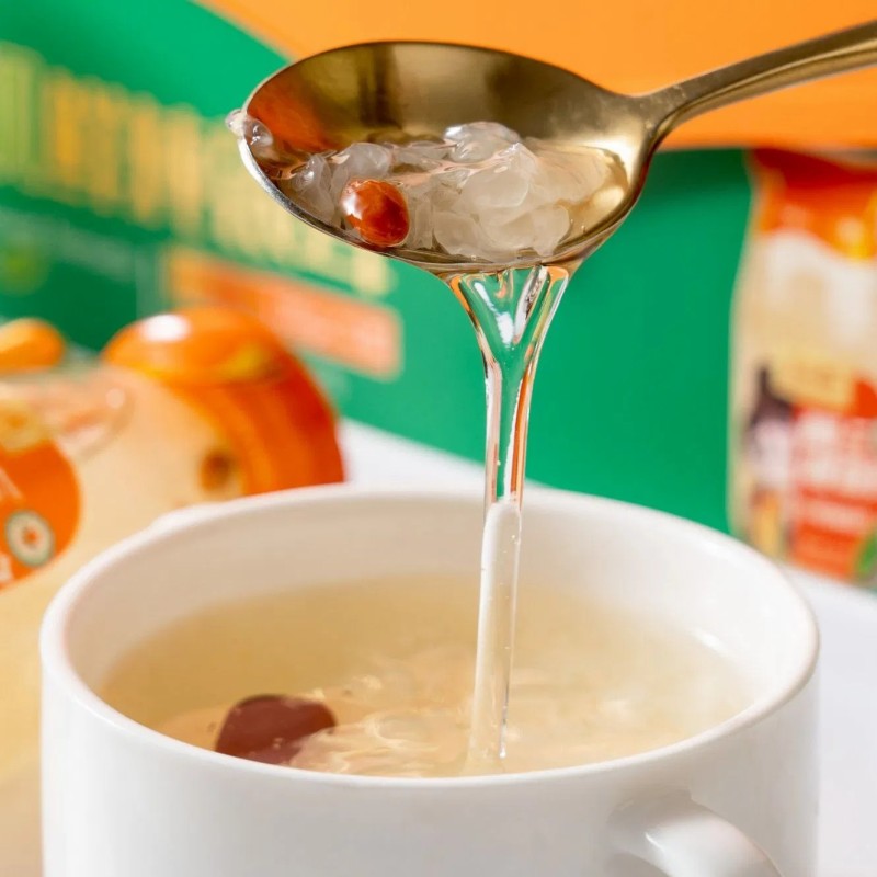 Organic White Fungus Beverage for Enhanced Health and Energy