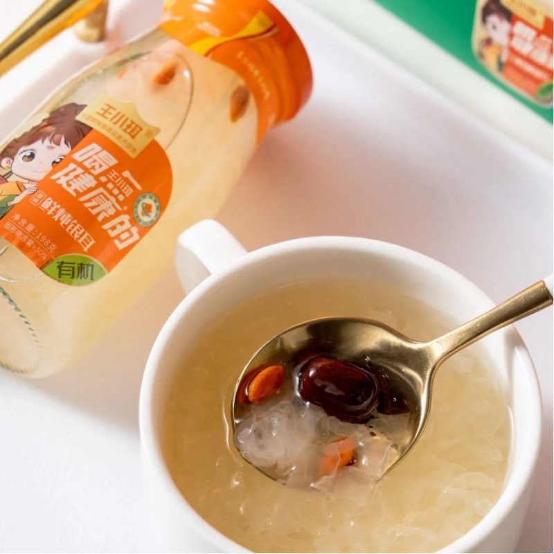 Organic White Fungus Beverage for Enhanced Health and Energy