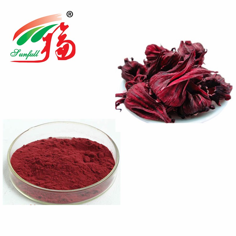 High Quality Hibiscus Flower Extract 10% Anthocyanidins