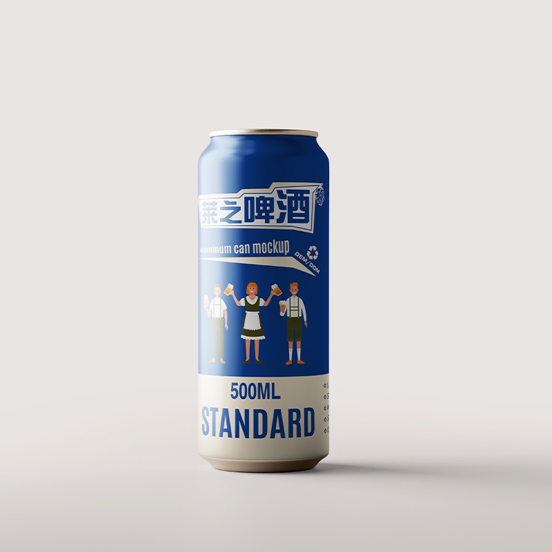 330ml 500ml Fermented Craft Beer with Natural Ingredients Customization