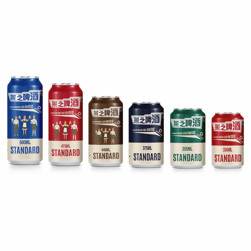 330ml 500ml Fermented Craft Beer with Natural Ingredients Customization