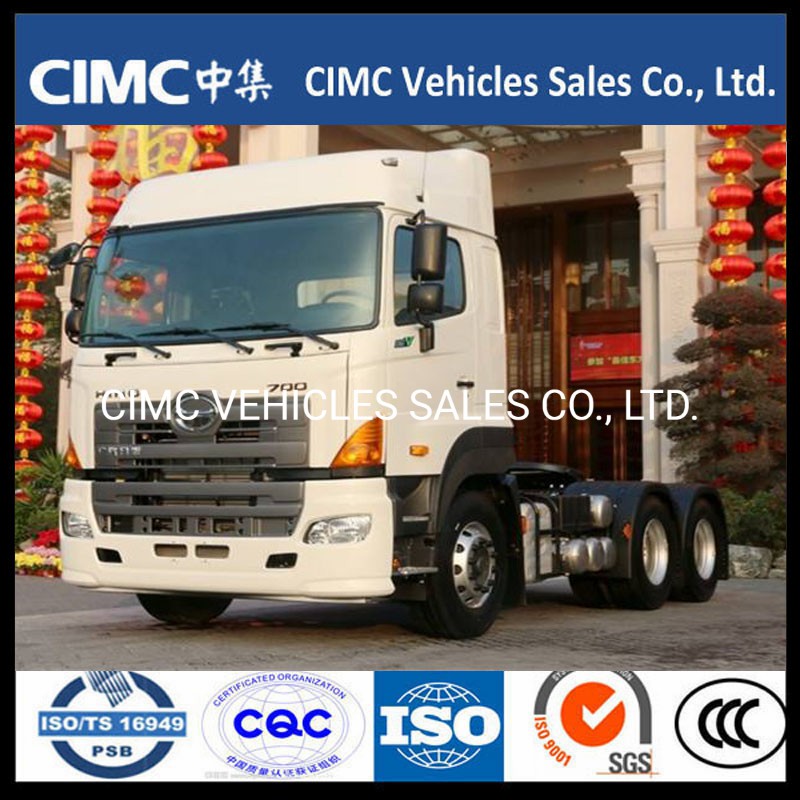 China Hino 700 6*4 350HP New Tractor Head for Sale