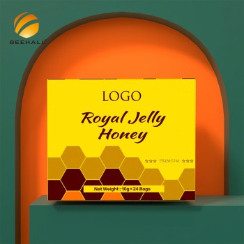 Beehall Organic Food Manufacturer High Quality Organic Raw Royal Jelly Honey