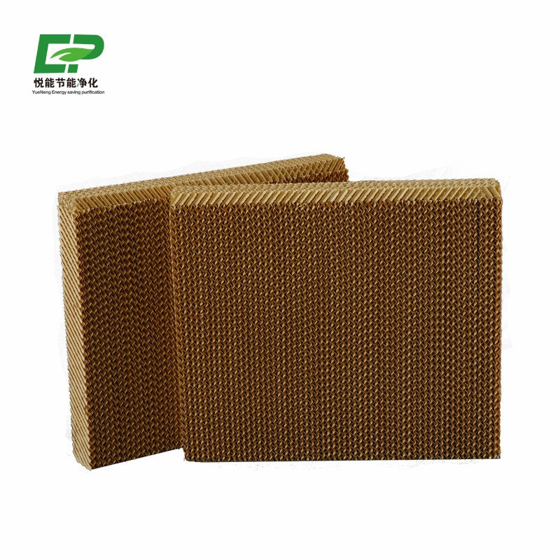 7090 Greenhouse Swine House Cooling System Black Coated Evap Cooling Pad