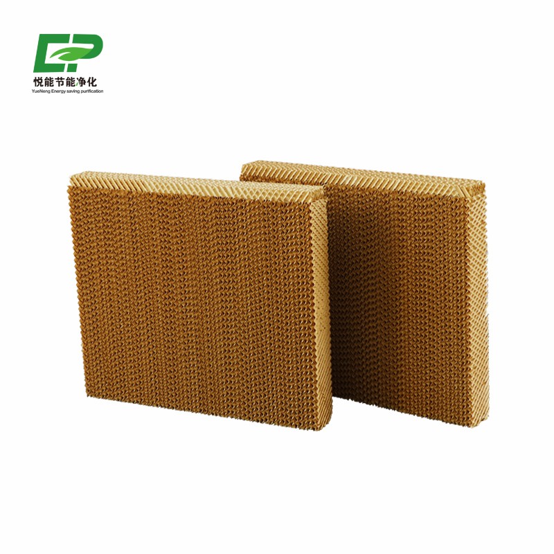 7090 Greenhouse Swine House Cooling System Black Coated Evap Cooling Pad