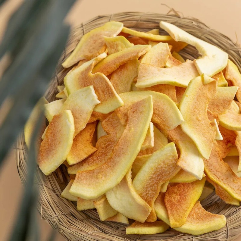 Sweet & Crunchy Papaya Jerky Ready-to-Eat Crispy Dried Fruit Casual Snack, Sold Directly by Factory Non-High-Temperature Fried