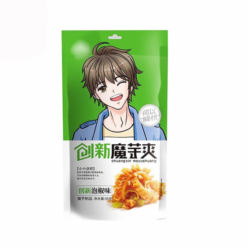 Good Selling Lose Weight Gluten Free Customized Instant Food Konjac Spicy Snacks