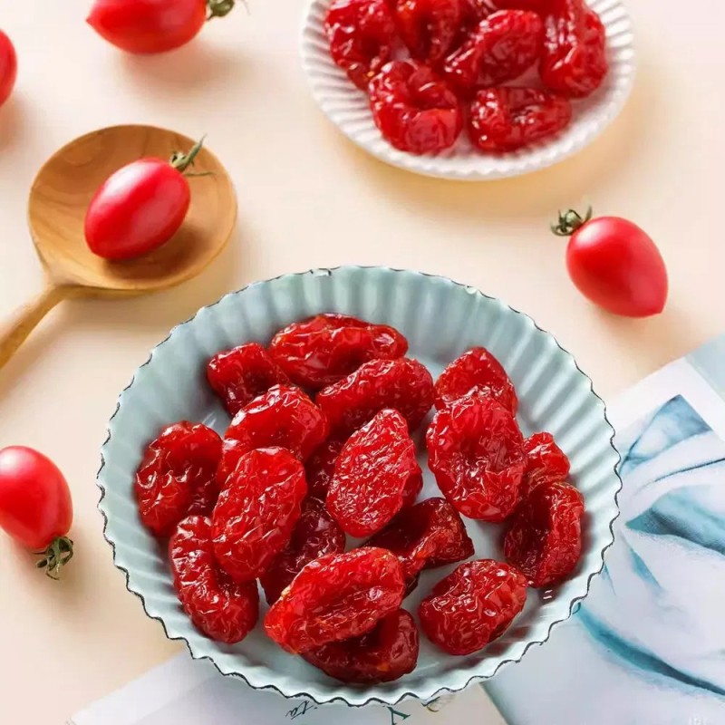 Hot Sales Dried Cherry Tomato Preserved Cherry Tomato Dried Fruit Candied Fruit Snack
