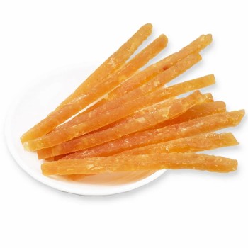 Gourmet Chicken Meat Strip Dog Treats Infused with Healthy Ingredients