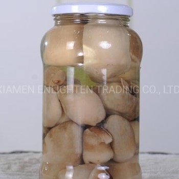Straw Mushroom Whole in Brine Glass Jar Packing