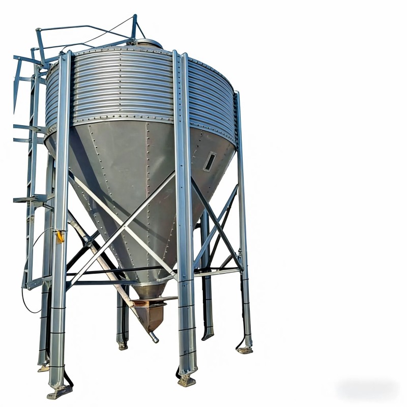 Hot DIP Galvanized Silo Feed Storage Hopper for Pig Farming Poultry Farming