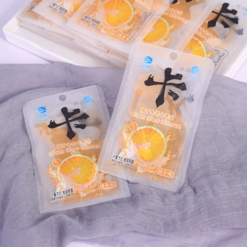 Customized Small Package Candy Konjac Jelly for Kids Fruit Flavor Slice Jelly