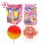 2-in-1 Round Flat Shaped Hard Lollipop with Popping Candy