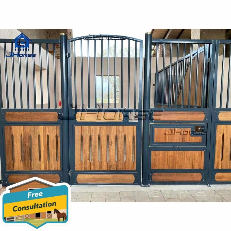 Advantage Factory Supplier Mobile Prefab Training Wooden Cheap Portable Horse Stable E-09