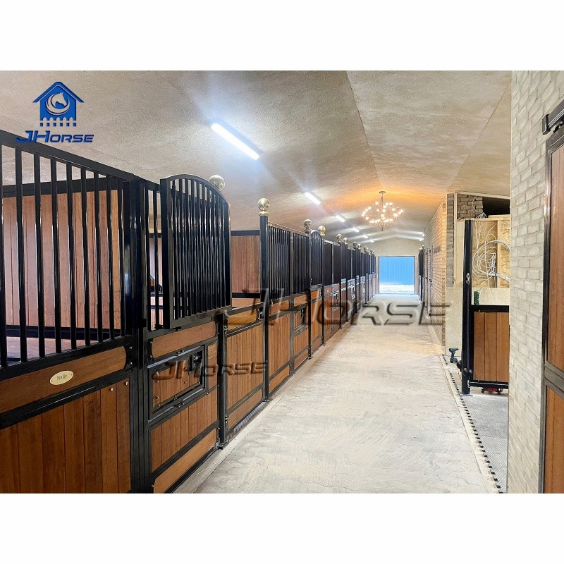 Advantage Factory Supplier Mobile Prefab Training Wooden Cheap Portable Horse Stable E-09