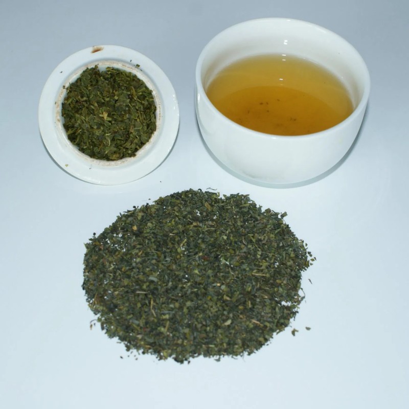 Green Tea Fannings Dust Rain Forest Organic 1.1-1.4mm for Tea Bags