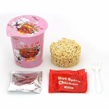 Chinmie Brand Wholesale Korean Spicy Ramen Noodles Carbonara Flavor Cup Instant Noodles