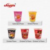 Chinmie Brand Wholesale Korean Spicy Ramen Noodles Carbonara Flavor Cup Instant Noodles