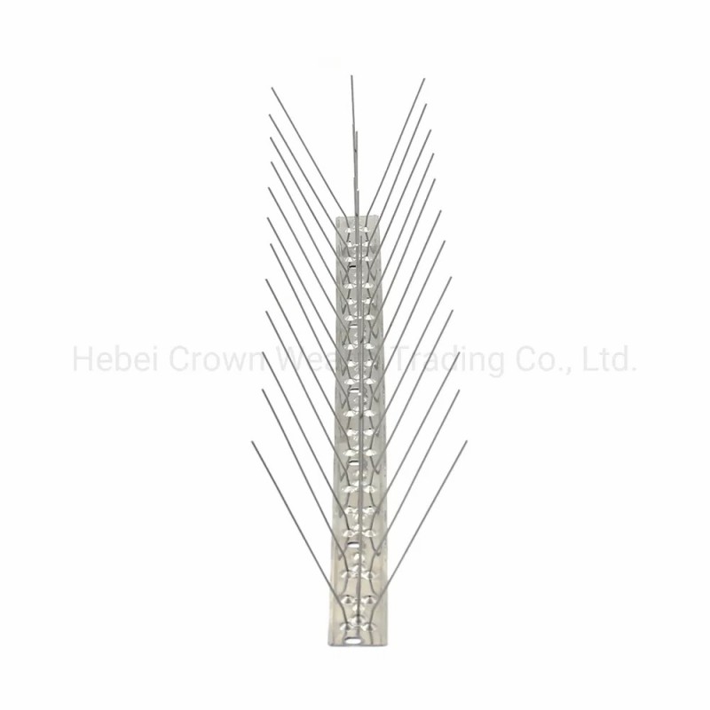 Birds Deterrent Control Stainless Steel Pins and Base Anti Pigeon Bird Spikes