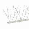 Birds Deterrent Control Stainless Steel Pins and Base Anti Pigeon Bird Spikes