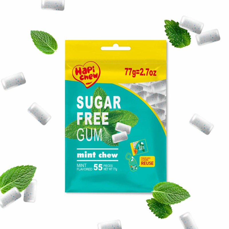 Factory Direct Price Bulk Herbal Natural Coffee Fruity Guangdong Chewing Gum Manufacturer