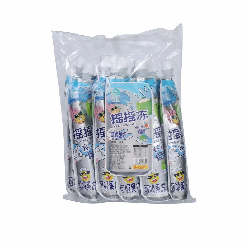 Hot Sale Candy Fruit Jelly Sucking Jelly Lemon Flavor Sweets Beverage Konjac Jelly Wholesale Jelly Candy Fruit Juice Drinks Jelly