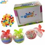 New Product Funny Apple Shape Colorful Mix Fruit Flavor Jelly Bean Soft Candy