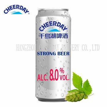 High Quality 500ml*24cans Abv 8% China OEM Brewery Canned Beer for Export