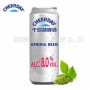 High Quality 500ml*24cans Abv 8% China OEM Brewery Canned Beer for Export