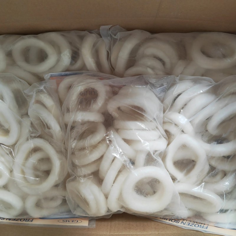 Frozen Squid Ring/Anillas De Pota/Illex Squid Ring/Gigas Squid Ring