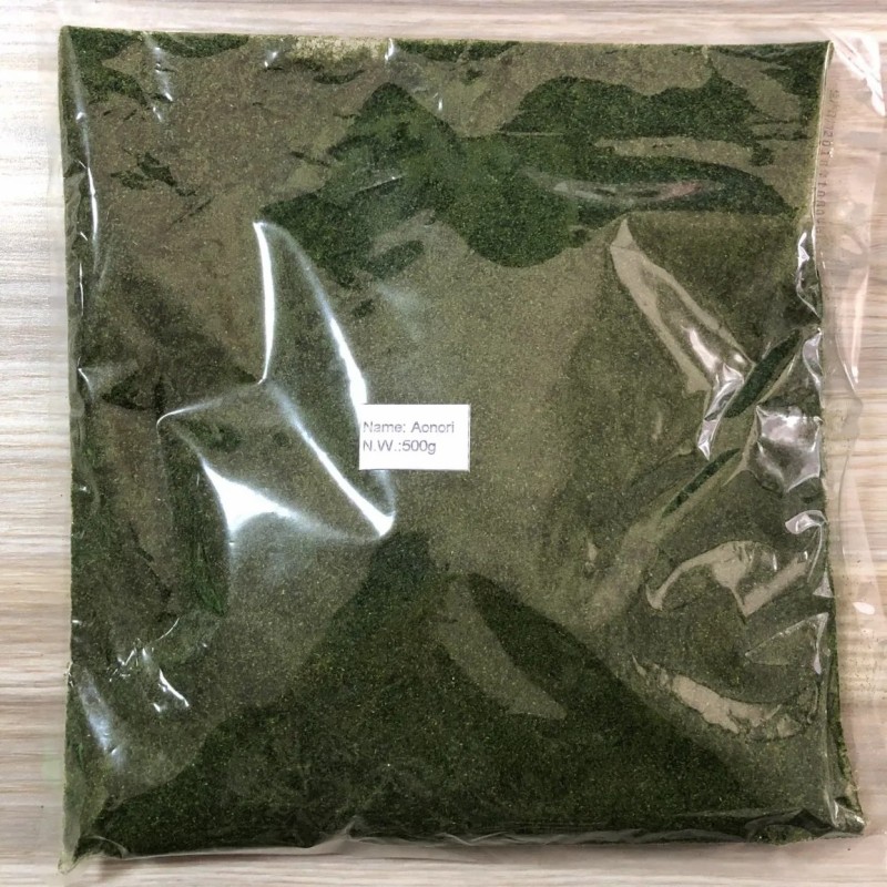 N02 40-60mesh Chinese Dried Qinghai Sea Moss Green Seaweed Aonori