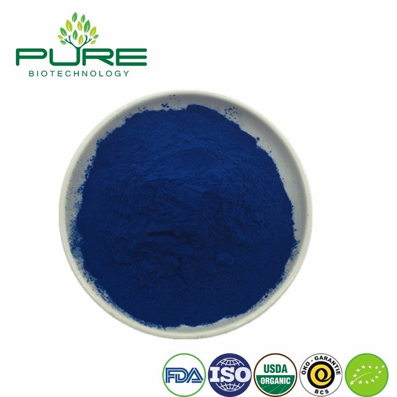 Premium Spirulina Extract Phycocyanin E18 - Pure Blue Powder