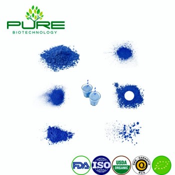 Premium Spirulina Extract Phycocyanin E18 - Pure Blue Powder