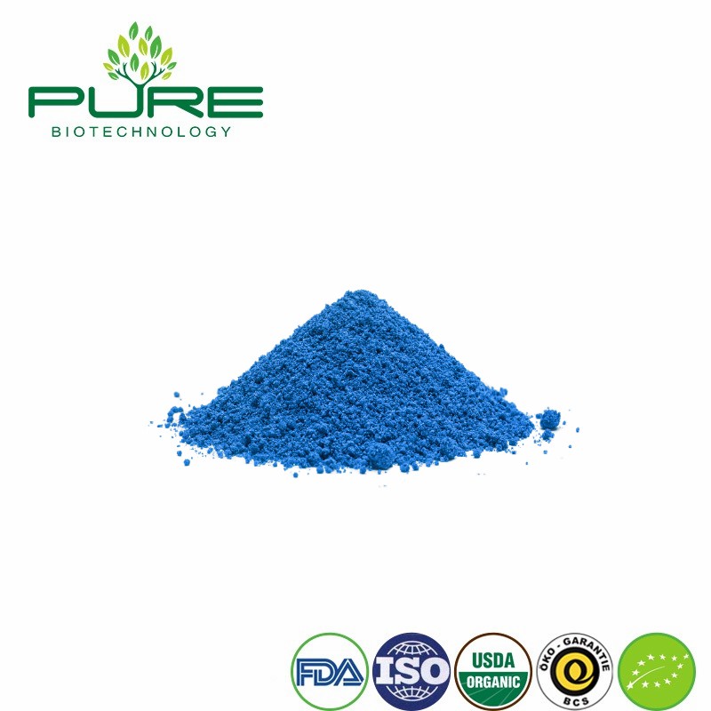 Premium Spirulina Extract Phycocyanin E18 - Pure Blue Powder