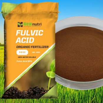 100% Water Soluble Plant Fulvic Acid Powder as Foliar Spraying