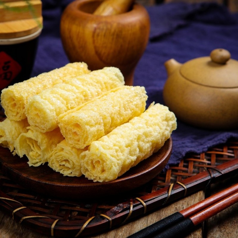 100% Health Bean Curd Sheet High Quality Yuba Fried Bell Roll