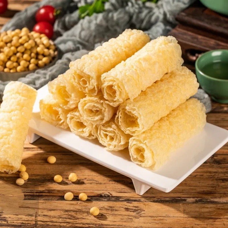 100% Health Bean Curd Sheet High Quality Yuba Fried Bell Roll