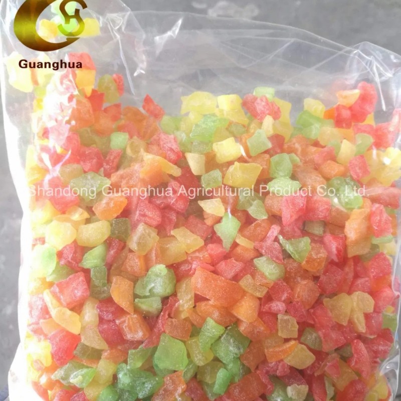 Best Quality Mixed Tastes Dried Papaya Dices